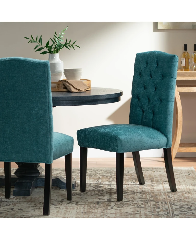 Streamdale Modern Upholstered Dining Chairs (2)