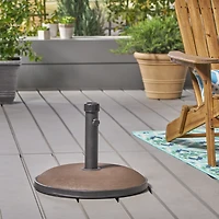 Round Umbrella Base For Shady Backyard Oasis (55 Lbs)