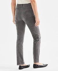 Style & Co Women's High-Rise Straight-Leg Corduroy Pants, Created for Macy's