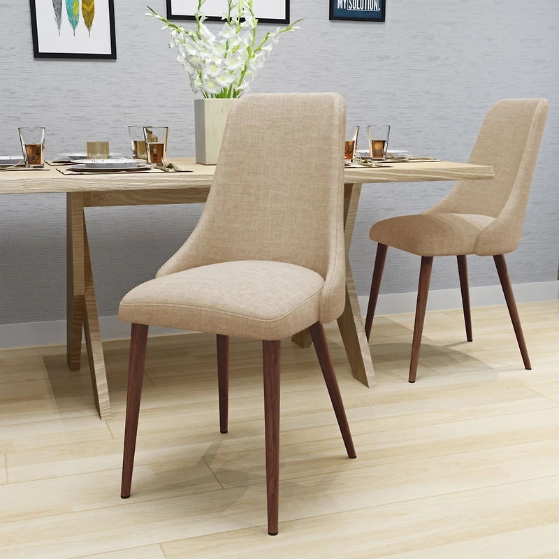 Streamdale Sabina Mid Century Dining Chairs (Set Of 2)