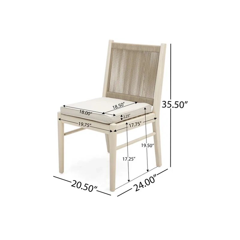 Cordoba Kd Dining Chair Set (Set Of 2)