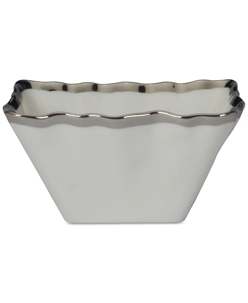Certified International Regency Square Snack Bowls, Set of 4