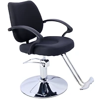 Simplie Fun Heavy-Duty Salon Chair with Hydraulic Pump and Barber Cape