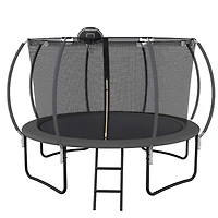 Streamdale 12' Trampoline with Safety Net & Basketball Hoop