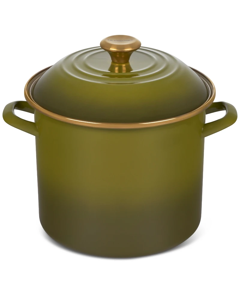 Le Creuset 10 Quart Enamel on Steel Stock Pot with Lid