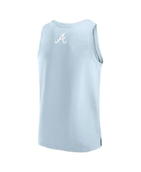 Fanatics Men's Light Blue Atlanta Braves Elements Tank Top