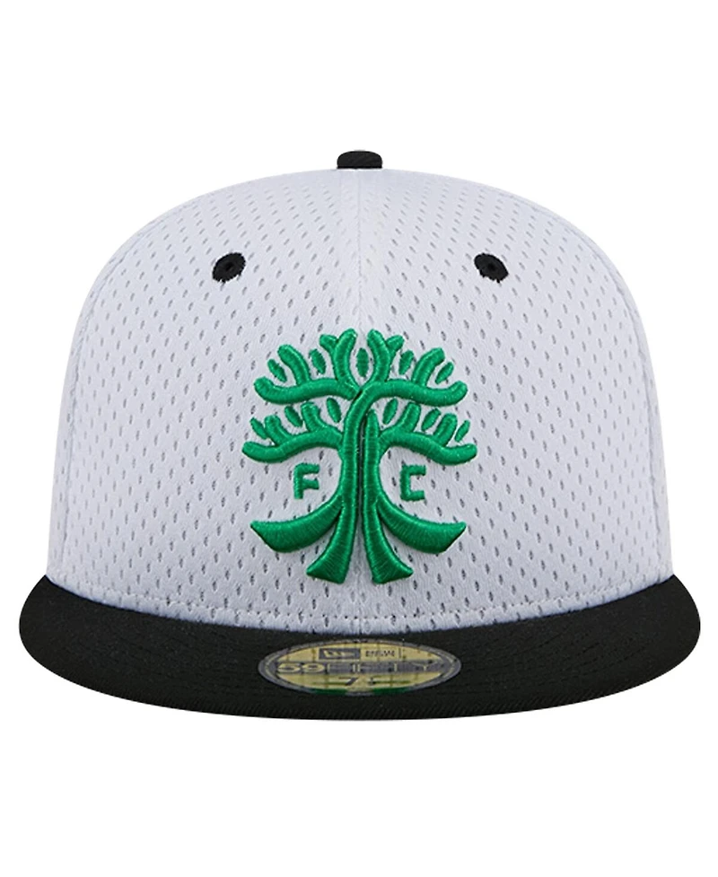 New Era Men's Gray Austin Fc Throwback Mesh 59FIFTY Hat