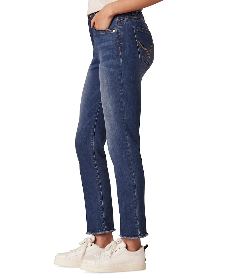 Democracy Petite "Ab"solution High-Rise Slim-Straight Jeans