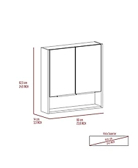 Fm Furniture Ozark 24" Medicine cabinet with mirror