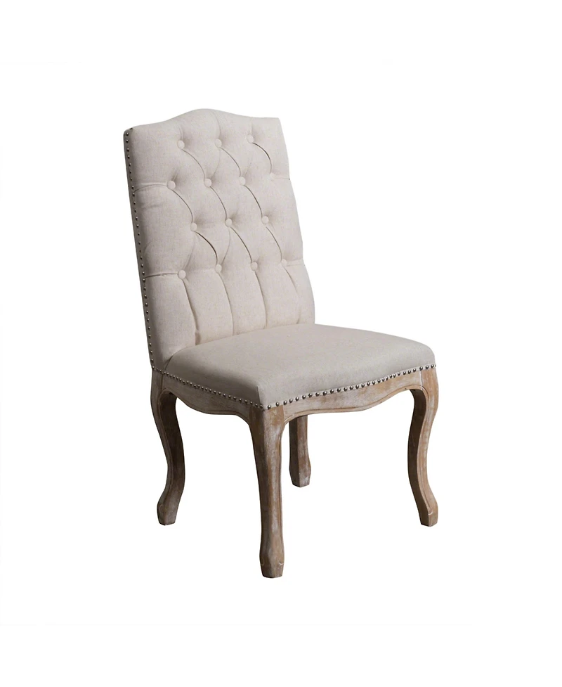 Simplie Fun Luxurious Button-Tufted Dining Chair With Cabriole Legs