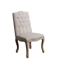 Simplie Fun Luxurious Button-Tufted Dining Chair With Cabriole Legs