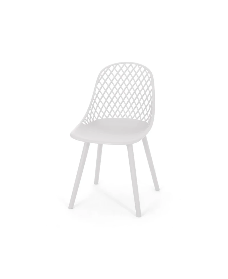 Streamdale Lily Modern Outdoor Dining Chair With Diamond Mesh