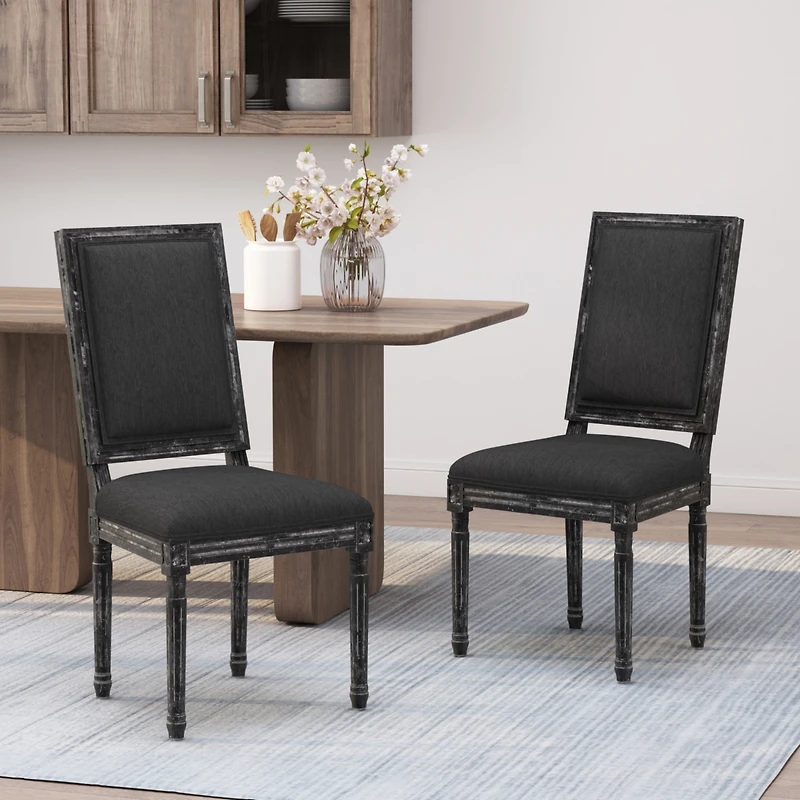 Streamdale French Country Dining Chair Upholstered Elegance With Vintage Charm