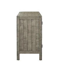 Streamdale Pine Veneer Storage Cabinet with Adjustable Shelves