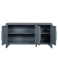 Streamdale Pine Veneer Storage Cabinet with Adjustable Shelves