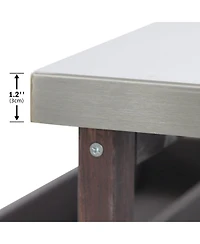 Streamdale Outdoor Kitchen Island with 1.2" Stainless Steel Top