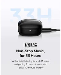 Baseus E20 Wireless Earbuds Bluetooth 5.3 Headphones in-Ear Earphones, White