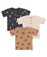 Toddler Boys Short Sleeve T-Shirts, 3 Pack