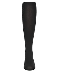 MeMoi Girls Arrow Flip Stitch Opaque Nylon Tights