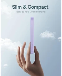 Baseus Wireless Portable Charger Magnetic Power Bank 5000mAh MagSafe Charger, Purple