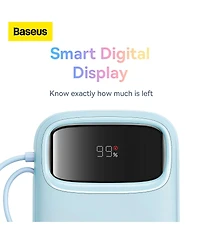 Baseus Portable Charger Power Bank,22.5W 10000mAh Fast Charging Phone Charger, Purple