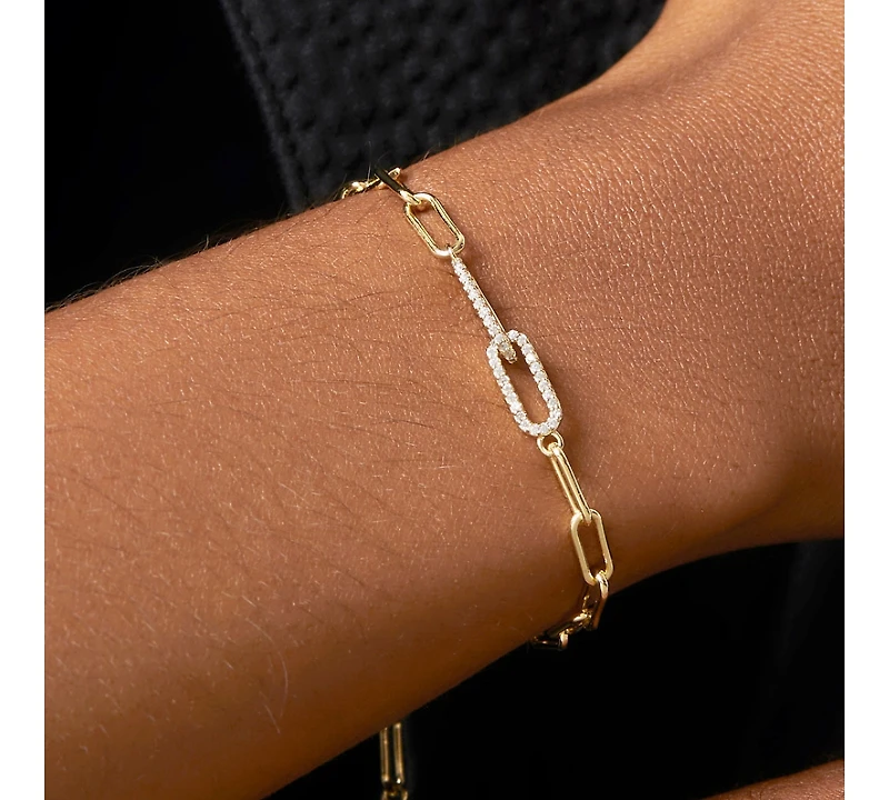Ana Luisa Paperclip Bracelet - Souryaz Bracelet