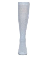 MeMoi Little Girls Fuzzy Smiley Face Knee High Socks