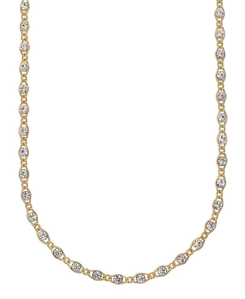 And Now This Clear Crystal Strand Necklace
