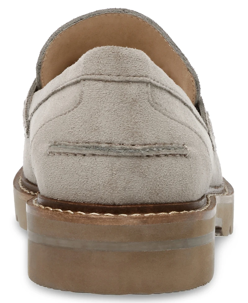 Anne Klein Women's Elia Lug Sole Penny Loafers