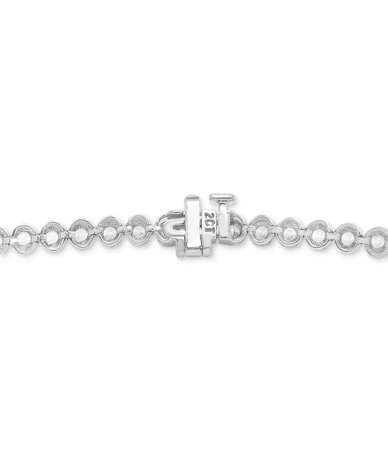 Diamond Claw-Set Tennis Bracelet (2 ct. t.w.) in 14k White Gold, Created for Macy's