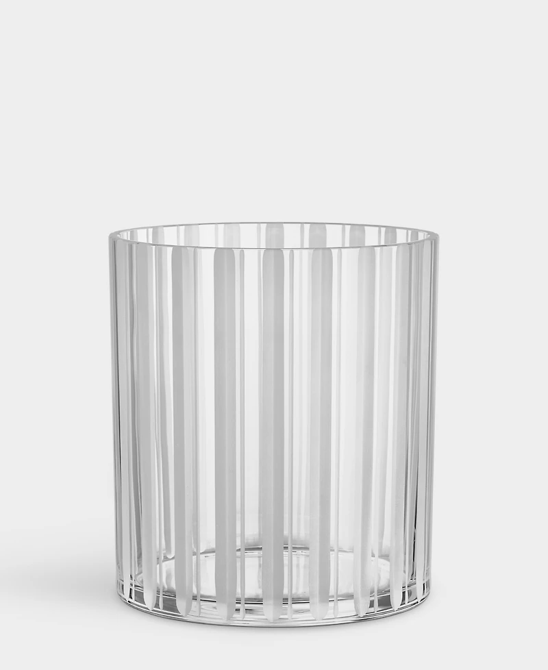 Orrefors 13'' Stripes Crystal Vase Medium