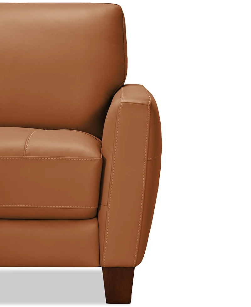 Galligher 82" Leather Sofa, Created for Macy's