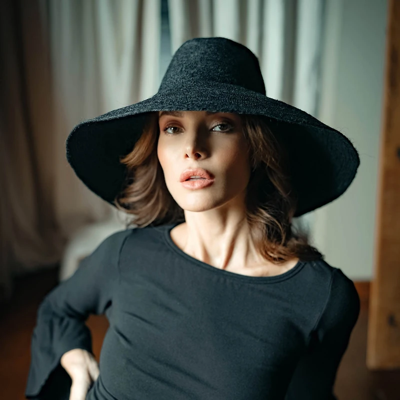 Brunna.co Riri Jute Straw Hat Nude Beige