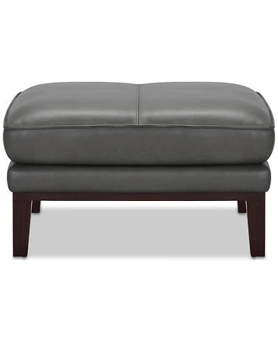 Kettner 32" Leather Ottoman, Created for Macy's