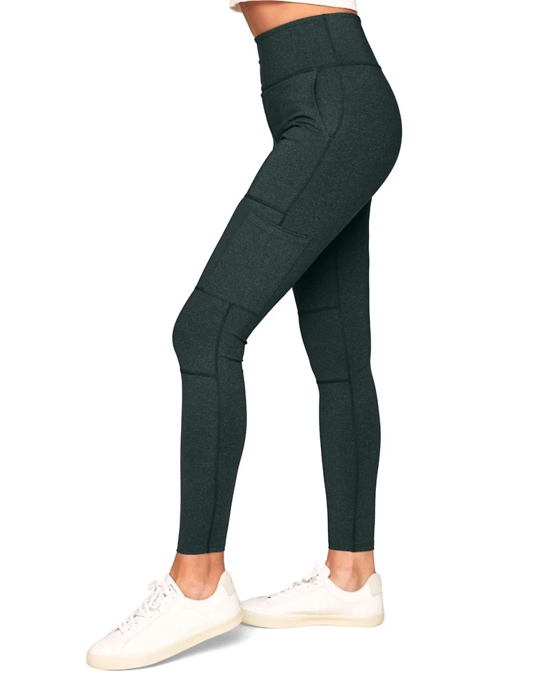 Walkpop Women's Haley Compression Active Legging With Multi-Pocket Detail