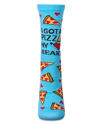 U Gotta Pizza My Heart Greeting Card Socks