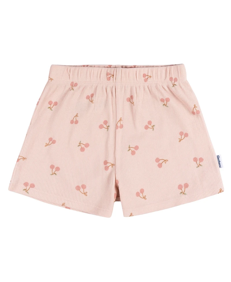 Gerber Toddler Girls Shirt and Shorts Set, 2 Piece
