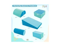 Slickblue Toddler 5-Piece Climb and Crawl Activity Playset