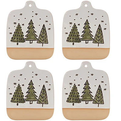 Cutting Board Set of 4 Premium Kitchen Boards for Versatile Food Prep