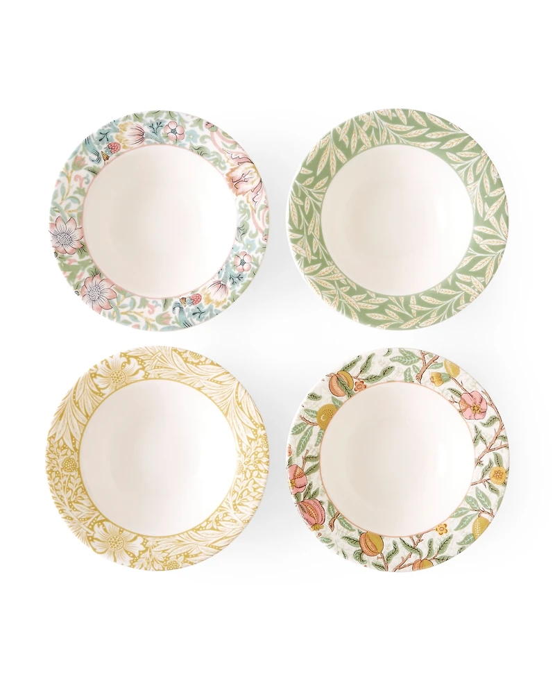 Spode Morris & Co. Cereal Bowls, Set of 4