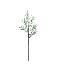 Set of 2 Olive Leaf Branches – 39" Polyester Greenery for Home Decor