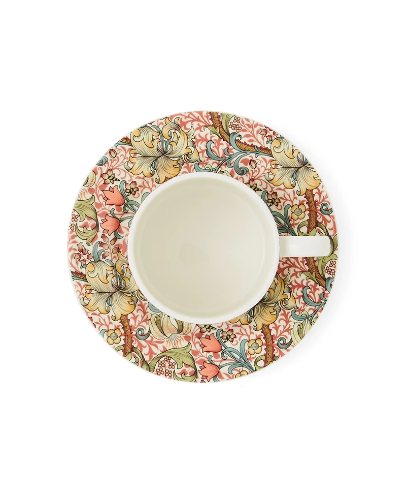 Spode Morris & Co. Teacup Saucer Set
