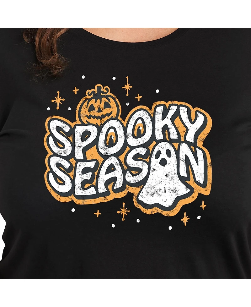 Hybrid Apparel Spooky Season Plus Graphic Tee