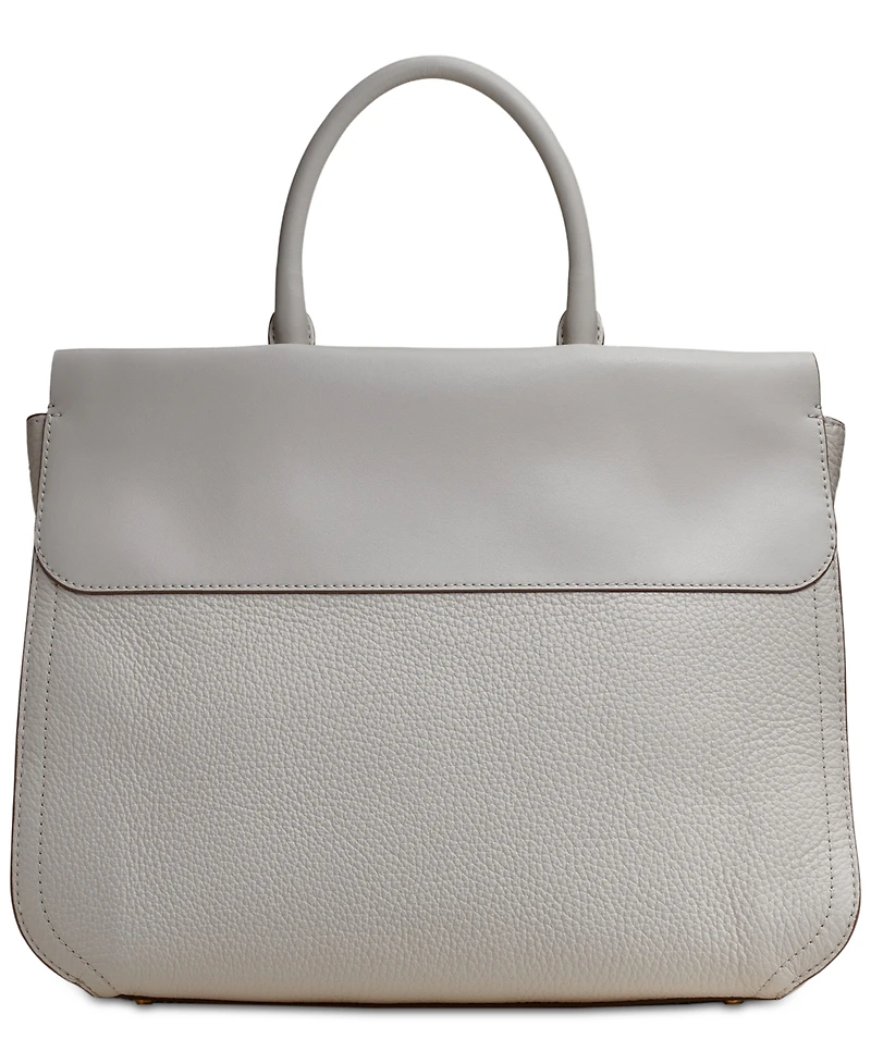 Donna Karan New York Oceanside Top Handle Leather Satchel