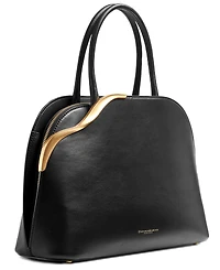 Donna Karan New York Malverne Double Top Handle Leather Satchel
