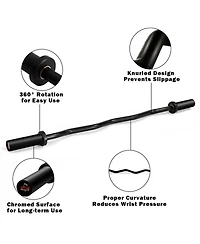 Givimo 48 Inch Phosphate Steel Fitness Equipment Bar