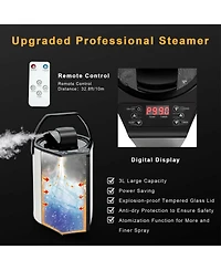 Givimo Portable Personal Steam Sauna Spa with 3L Blast-proof Steamer Chair