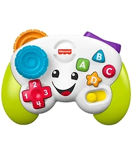 Fisher-Price Laugh Learn Game Learn Controller Musical Baby Toy with Lights, Green