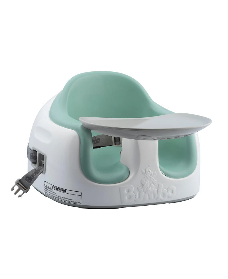Bumbo Baby Toddler Adjustable 3-in-1 Booster Seat/High Chair & Tray, Hemlock