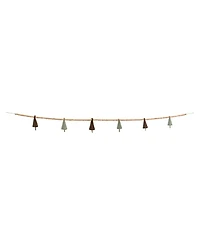 Slickblue Set of 2 Tree and Bead Garlands – Perfect for Holiday and Festive Decorating